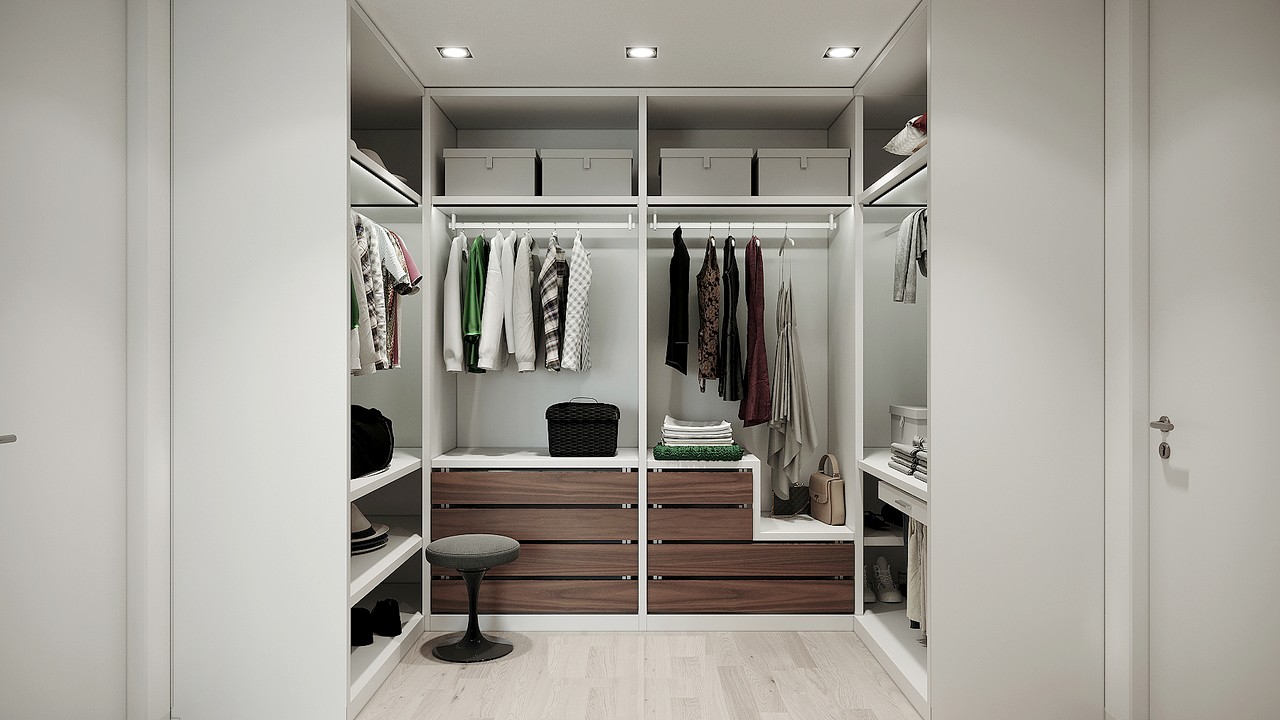 Transforme o seu quarto como novo Roupeiro e Closet moderno
